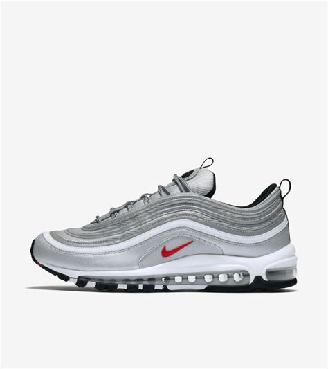 nike sneaker weiß silber|Nike Air Max 97 'Metallic Silver & White' Release Date.